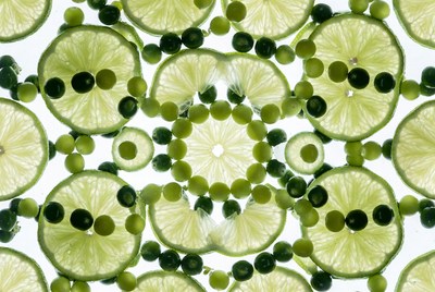 Lime and Green Pea Mandala