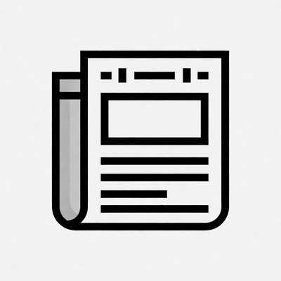 Folded Newspaper Icon