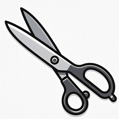 Scissors clipart illustration
