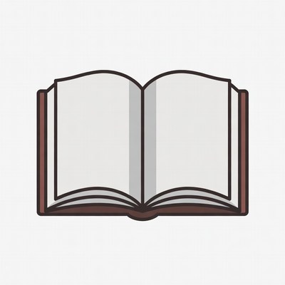 Open Book Illustration