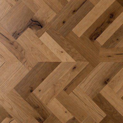 Herringbone Oak Wood Floor