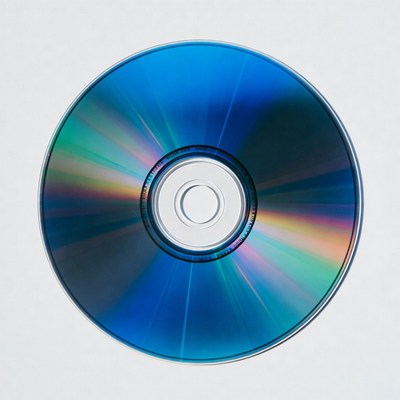 Shiny Blue DVD Disc