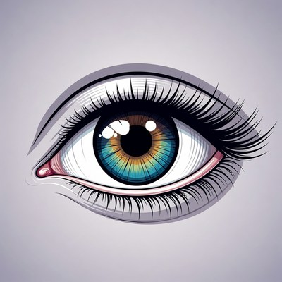 Blue Eye Illustration