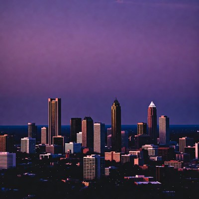 Atlanta Skyline at Twilight
