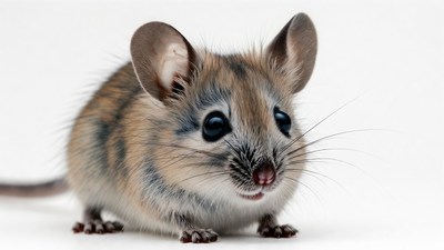 Cute gerbil with big eyes