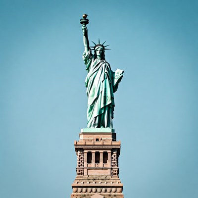 Statue of Liberty holding torch