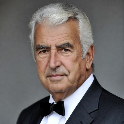 Elderly man in tuxedo and bow tie