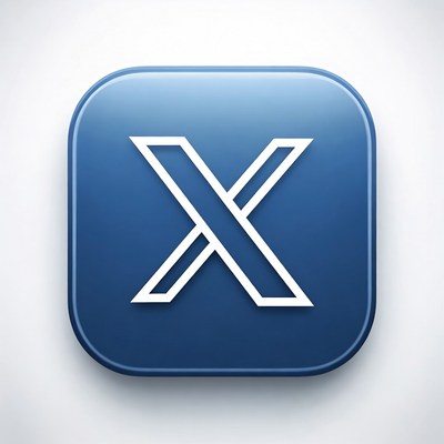 Blue X App Icon
