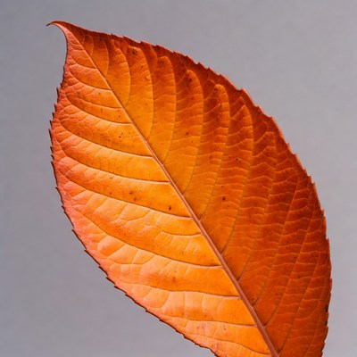 Autumn Orange Leaf