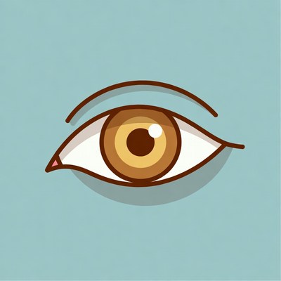 Brown Eye Illustration