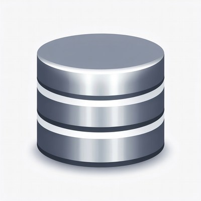 Shiny Silver Drum Icon