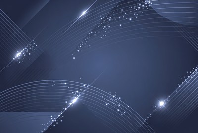 Abstract navy blue sparkling waves