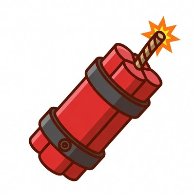 Exploding Cartoon Bomb