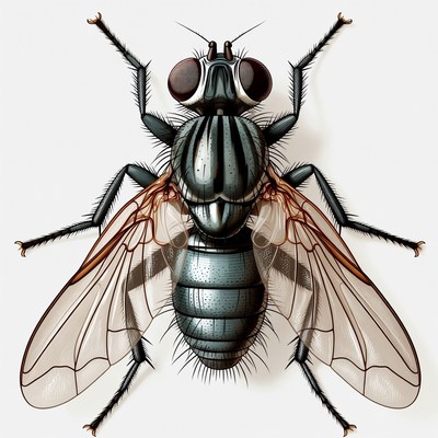 House Fly Illustration