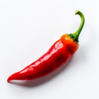 Red chili pepper isolated