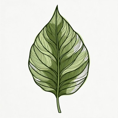 Green Leaf Illustration