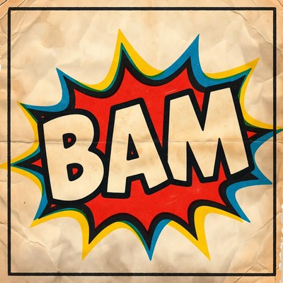 BAM BAM Comic Book Explosion