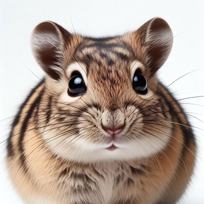 Cute chipmunk with big eyes