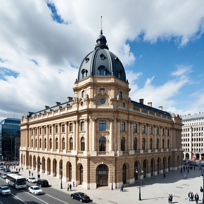 Grand historic building with dome