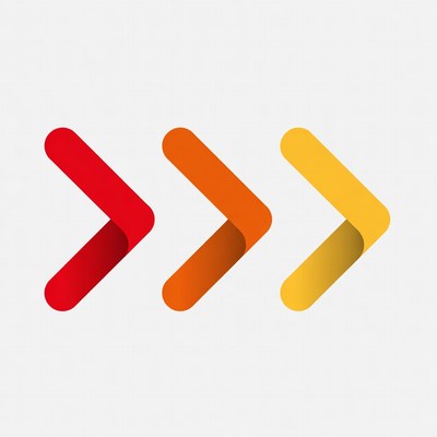 Red Orange Yellow Arrows