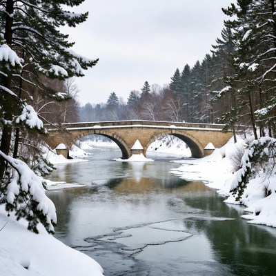Stone Arch Bridge over Snowy River