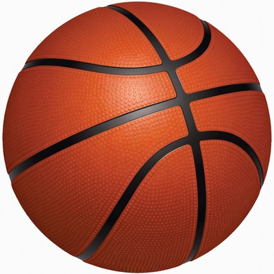 Orange basketball isolated