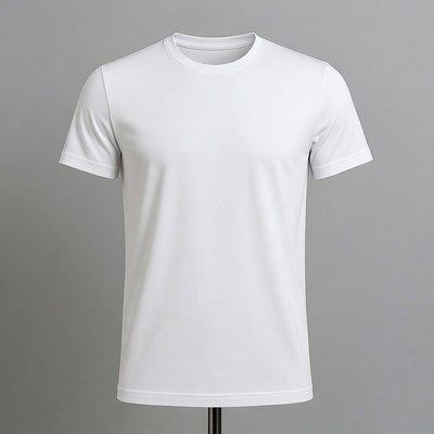 White T-shirt on Mannequin