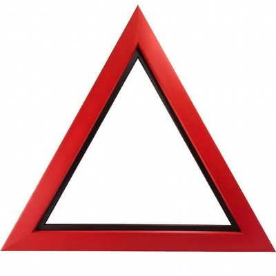 Red Triangular Picture Frame