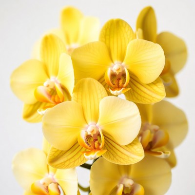 Yellow Orchid Flowers Bouquet