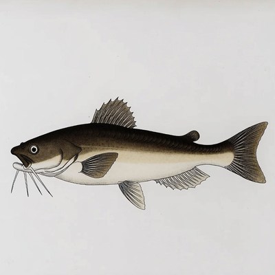 Channel Catfish Illustration