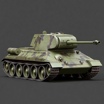 T-34 Soviet Tank Camouflage