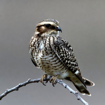 Pygmy Falcon perched on branch