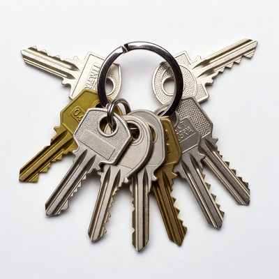 Bunch of keys on keyring