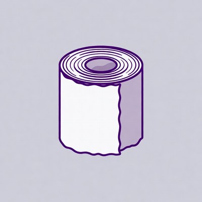 Toilet Paper Roll Illustration