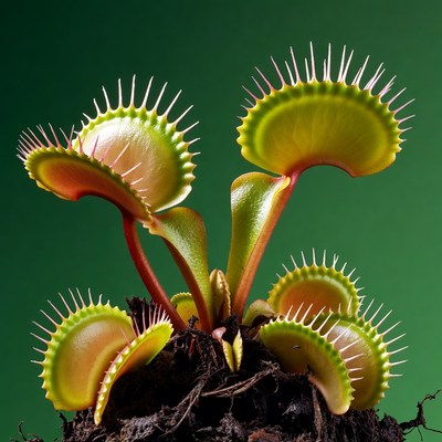 Venus Flytrap Plant with Spikes