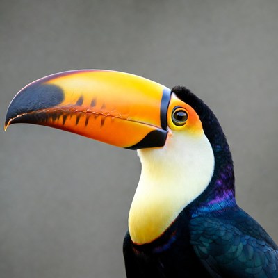 Colorful Toucan Bird Portrait