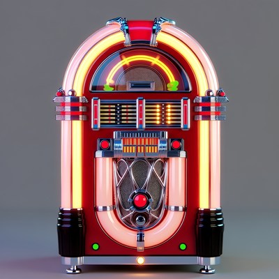 Vintage Neon Jukebox