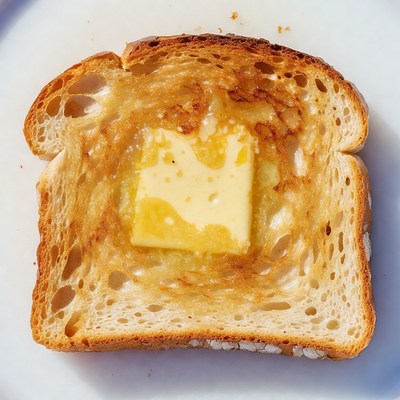 Toasted Bread with Butter