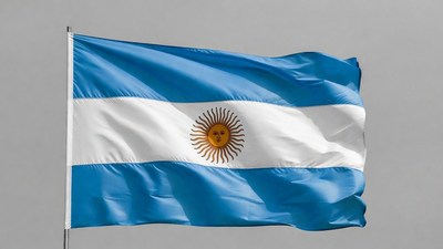 Argentine Flag Waving