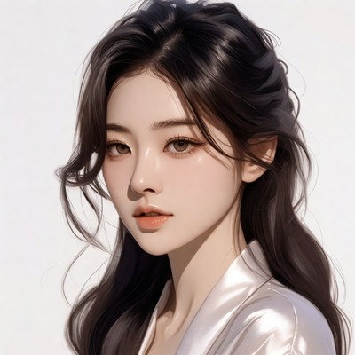 Beautiful Asian woman portrait