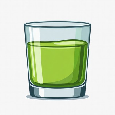 Glass of Green Juice