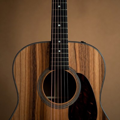 Closeup of Acoustic Guitar