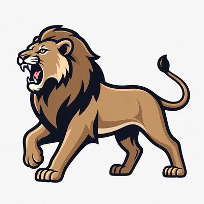 Roaring Lion Illustration