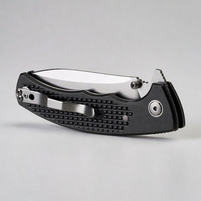 Black Folding Pocket Knife