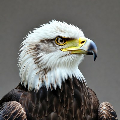 Bald eagle close-up portrait