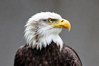 Bald eagle close-up portrait