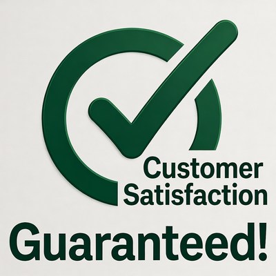 Green Checkmark Customer Satisfaction Guaranteed