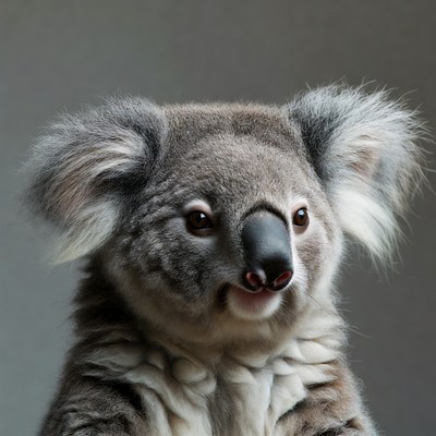 Cute koala bear close-up