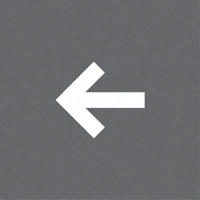 White left arrow on gray background