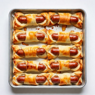 Pigs in a Blanket on Tray